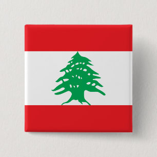 Libanon (libanesische Flagge) Button