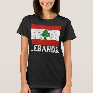 Libanon Libanesische Flagge Familien Stolz Land T- T-Shirt
