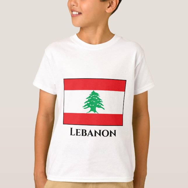 Libanon (libanesische Flagge) T-Shirt (Vorderseite)