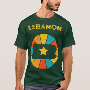Libanon - Pennsylvania Vintages zerrüttetes Souven T-Shirt