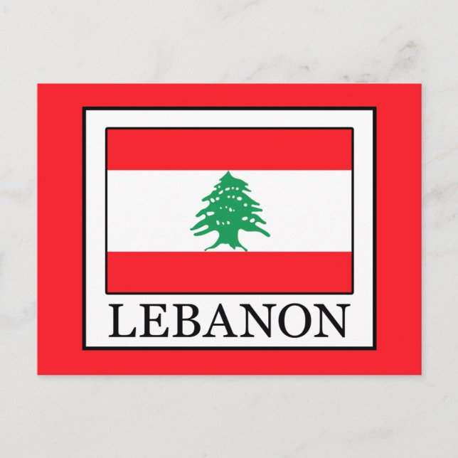 Libanon Postkarte (Vorderseite)