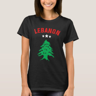 Libanon Protest Fahne unterstützen Frieden libanes T-Shirt