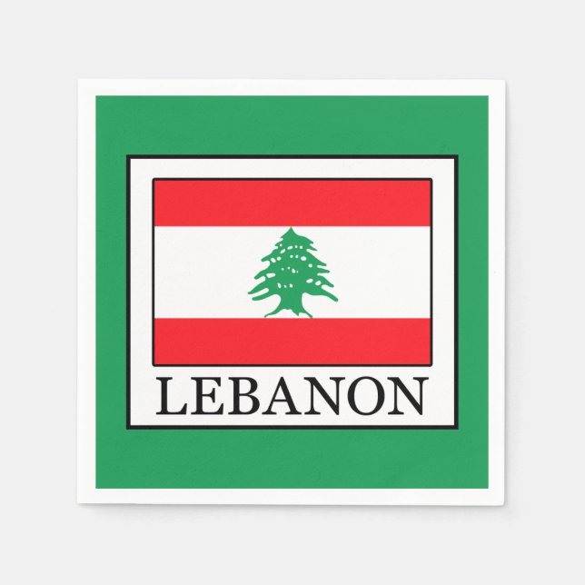Libanon Serviette (Vorderseite)