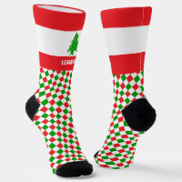 Libanon Socken, libanesische Flaggenfarben / Sport
