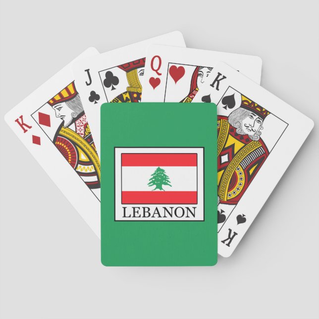 Libanon Spielkarten (Rückseite)