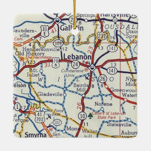 Libanon TN Keramikornament (Rückseite)