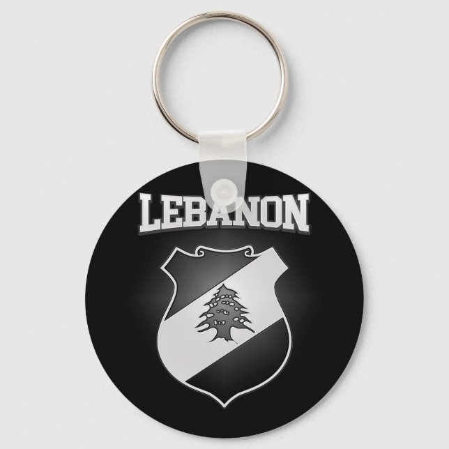 Libanon-Wappen Schlüsselanhänger (Vorderseite)