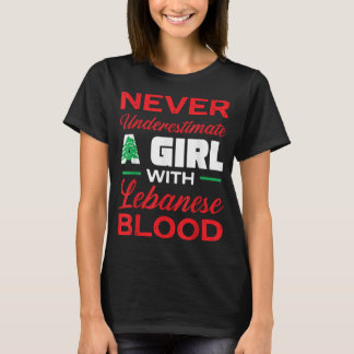 Libanonflagge Beirut Lobnan Lover libanesische Gir T-Shirt