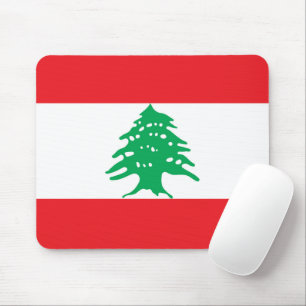 Libanonflagge Mousepad