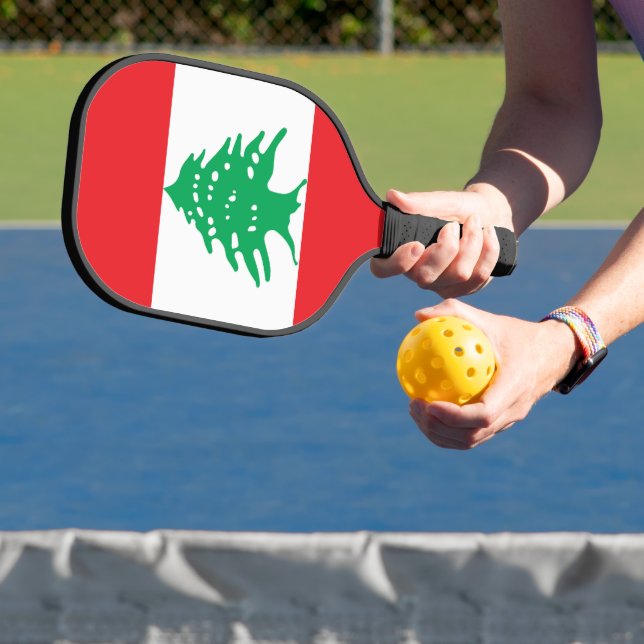 Libanonflagge Pickleball Schläger (InSitu)