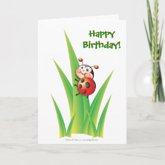 Libby la carte d'anniversaire de Ladybug