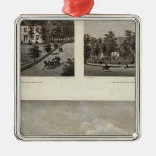Libby, Residenzen von Halstead Silbernes Ornament