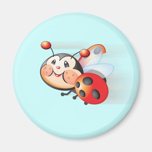 Libby the Ladybug Magnet (Devant)