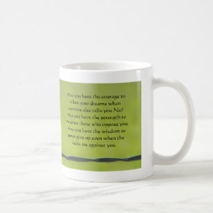Libelle auf barbwire Tasse, Mai haben Sie das cou Kaffeetasse