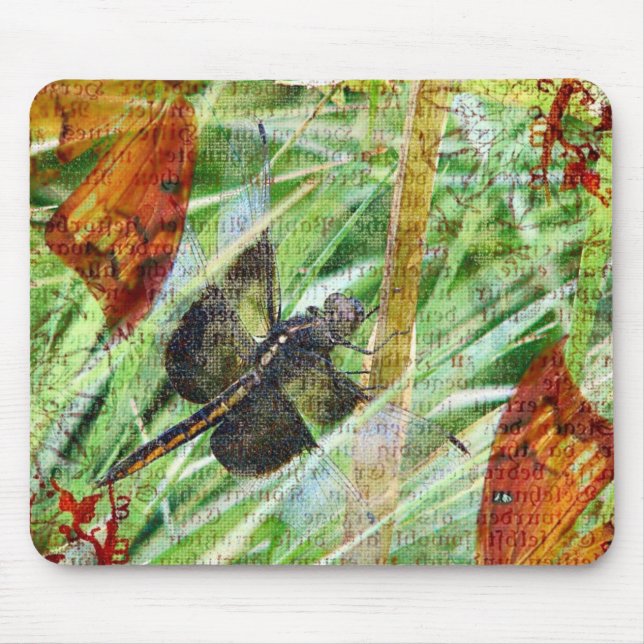 Libelle, Fliege weg Mousepad (Vorne)