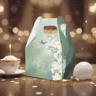 Libelle Floral Sweet 16 Salbeigrün ID1310 Geschenkschachtel
