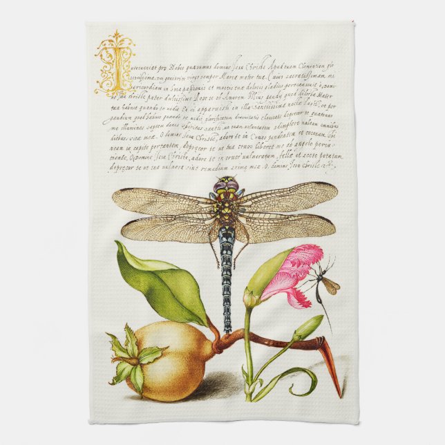 Libelle Geschirrtuch (Vertikal)