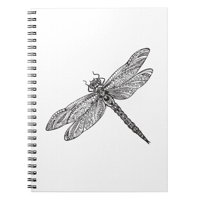 Libelle in der Art Notizblock (Vorderseite)