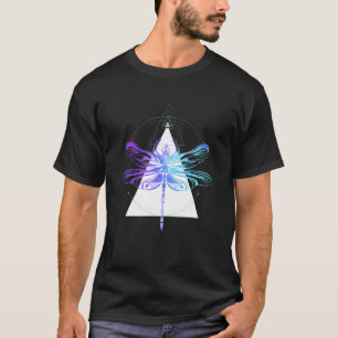 Libelle Insekt Natur Geometrisch T-Shirt