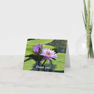 Libelle Lotus Dankeskarte