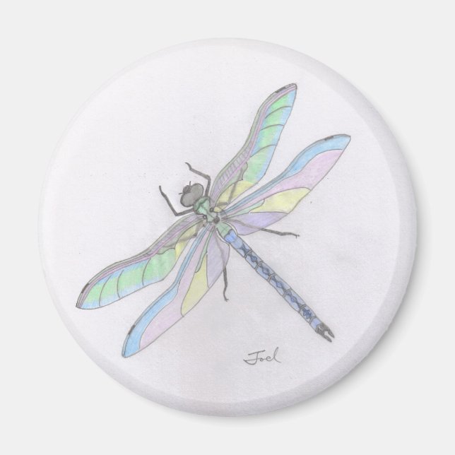 LIBELLE Magnet (rund) (Vorne)