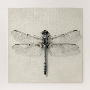Libelle Metallisch Detaillierte Vintage-Entomologi