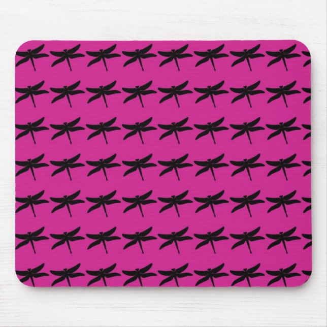 Libelle Mousepad horizontale Schablone (Vorne)