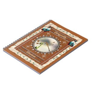 Libelle - Seite des Illusions-Notizbuches 80 Notizblock