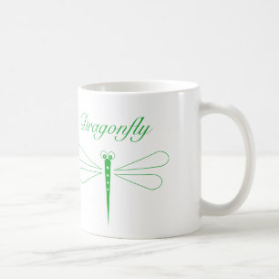 Libelle - Weiß 11-Unze-klassische weiße Tasse