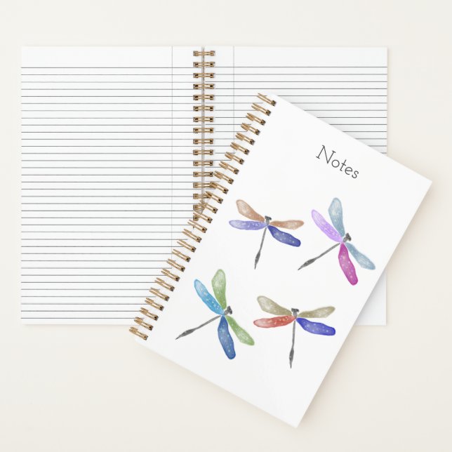 Libellen-Aquarell-Notizbuch Notizbuch (Innen)