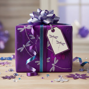 Libellen auf Wasser Geschenkpapier