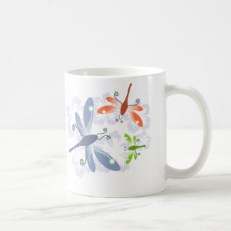 Libellen-Blume Kaffeetasse