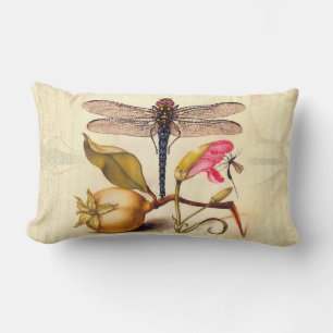 Libellen-Botanische-Natur-Wildlife-Hoefnagel-Kunst Lendenkissen