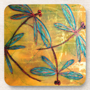 Libellen-Dunst Untersetzer