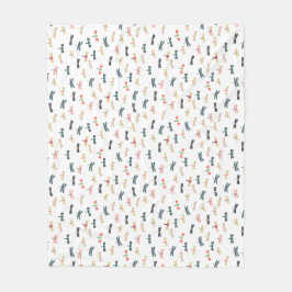 Libellen durch Origami Drucke Fleecedecke