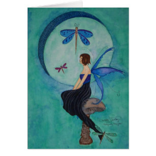 Libellen-Gedanken-Karte