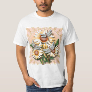 Libellen-Gelbe Margerite T-Shirt