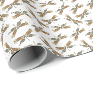 Libellen-Geschenkverpackungspapier Geschenkpapier