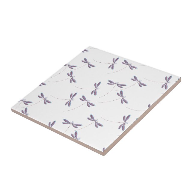 Libellen in der Keramik Fliese (Seite)