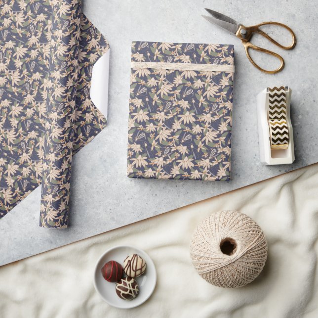 Libellen + Kegelblumen  Geschenkpapier (Kunsthandwerk)