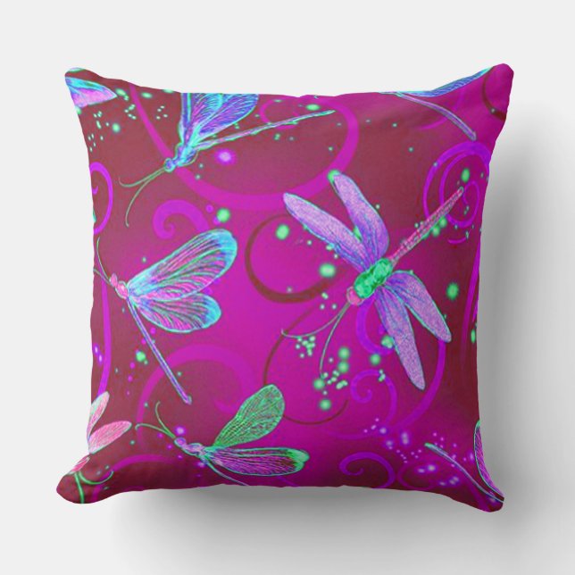 Libellen Kissen (Vorderseite)