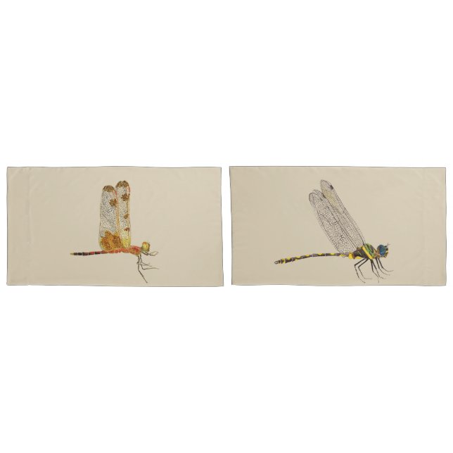 Libellen-Kissenbezüge Kissenbezug (Rückseite-Set)