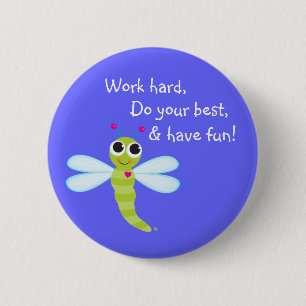 Libellen-Knopf Button