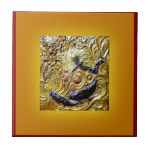 Libellen-Kunst Nouveau Bronze durch Sharles Fliese