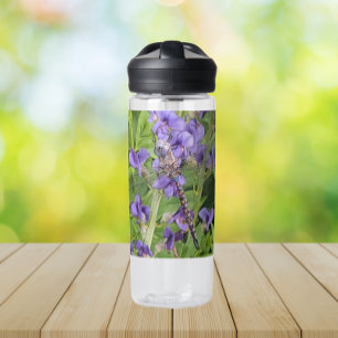 Libellen-Libelle mit blauen Augen auf einer Blume Trinkflasche