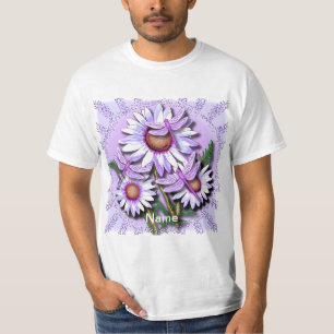 Libellen Lila Gänseblümchen T-Shirt