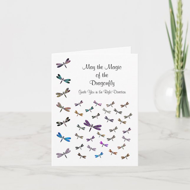 Libellen-Magie Karte (Vorderseite)