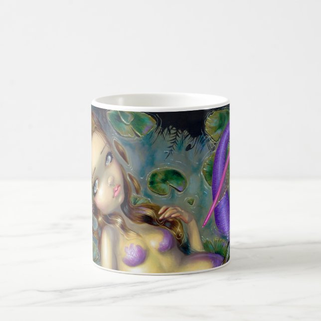 "Libellen-Meerjungfrau-" Tasse (Mittel)