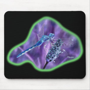 Libellen-negatives Bild 02 Mousepad