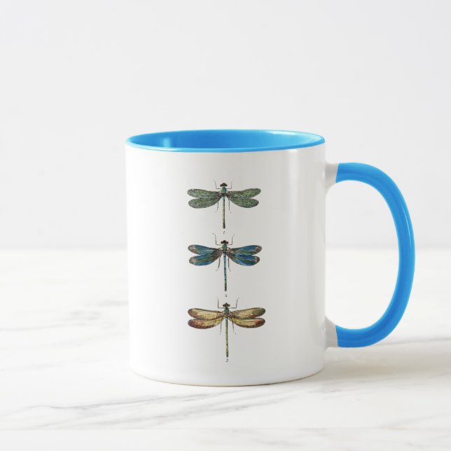Libellen Print 2 Tasse (Rechts)